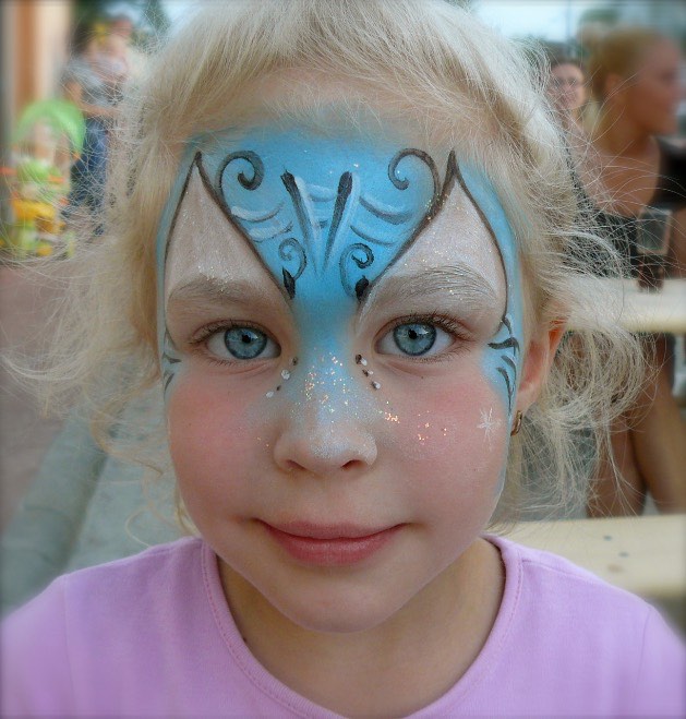 Jéghercegnő – Arcfestés – Vári Juliánna munkája